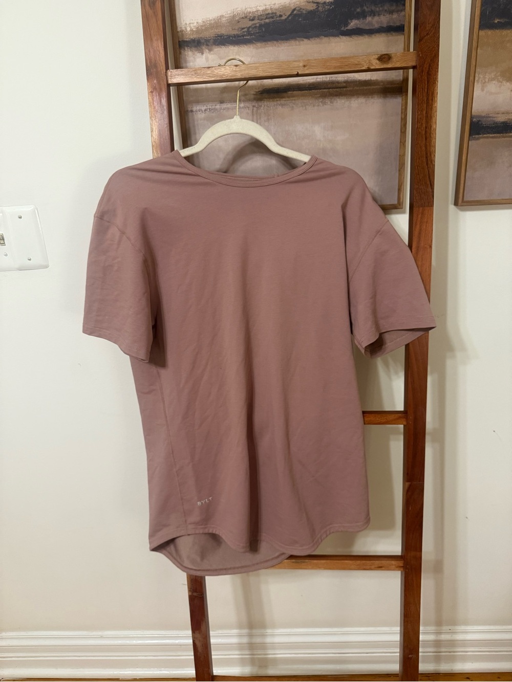 BYLT Basics Short-Sleeve Crewneck Tee - Mauve